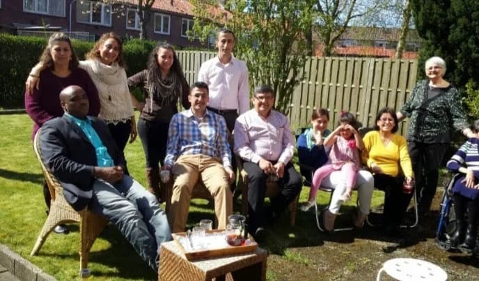 Oase foto van vroeger
