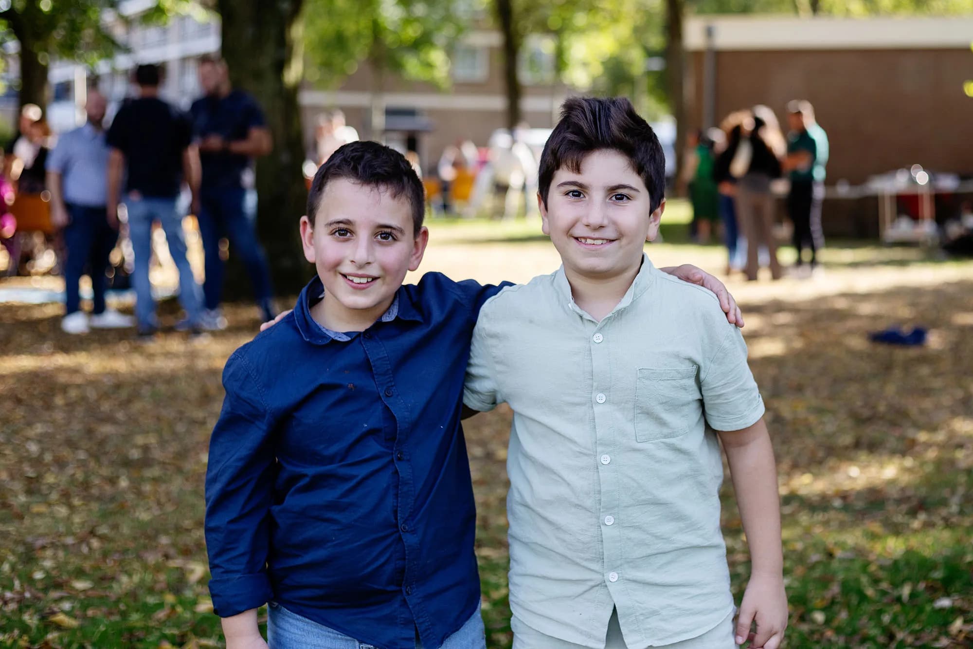 Kinderen bij de kinderdienst van Oase